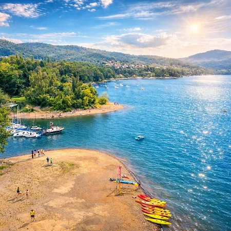 Διαμέρισμα Z Teznia Solankowa, Sauna, Kominkiem Led Nad Jeziorem Zywieckim