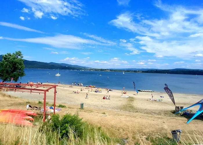 Z Teznia Solankowa, Sauna, Kominkiem Led Nad Jeziorem Zywieckim * Zarzecze