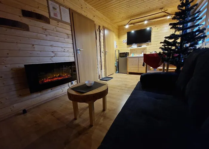 Z Teznia Solankowa, Sauna, Kominkiem Led Nad Jeziorem Zywieckim