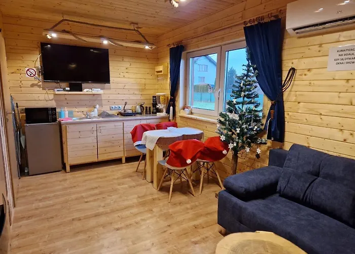 Z Teznia Solankowa, Sauna, Kominkiem Led Nad Jeziorem Zywieckim